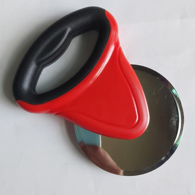JimShi Pizza Cutter Slicer Sandwich Knife Fruit Cutter,ultra Sharp Blade Rolling Pizza Cutter(Steel)