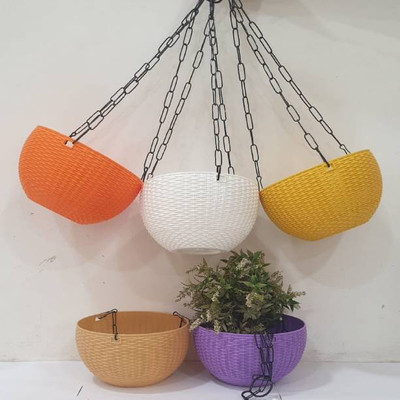 VirajSanchi Plant Container Set(Pack of 3, Plastic)
