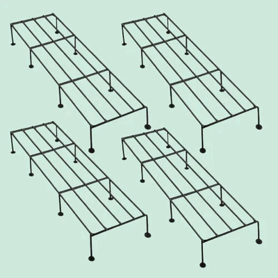 GOOD LUCK HANDICRAFTS Metal Plant Stands Balcony Planter| Pot stand for outdoor & Indoor plants Plant Container Set(Pack of 4, Metal)