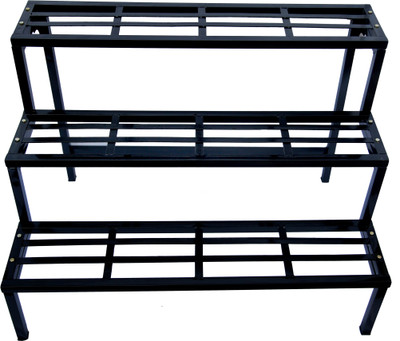 Belear F-5 3 Step Plant Stand For Multiple Pots, Garden, Home, Balcony Planter Stand Plant Container Set(Metal)