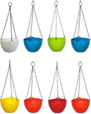 Virajsanchi Enterprises Plant container 67 Plant Container Set(Pack of 8, Plastic)