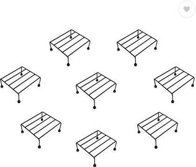 podhghar SQRE-STND Plant Container Set(Pack of 8, Metal)