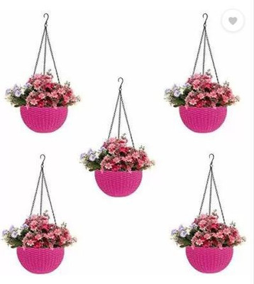 VirajSanchi Plant Container Set(Pack of 5, Plastic)