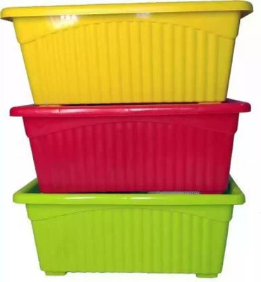STGgoods NEW PLANT CONTAINERONE-jupiter 03 yrg H19 Plant Container Set(Pack of 3, Plastic)