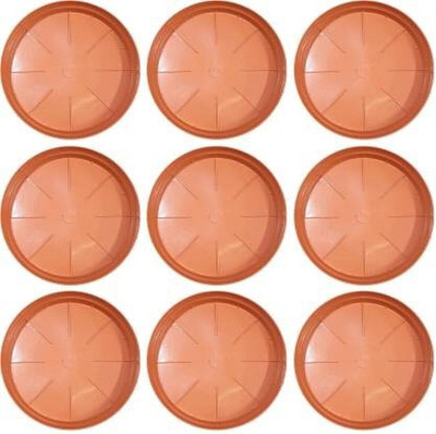FanciaDecore Plant Container Set(Pack of 9, Plastic)