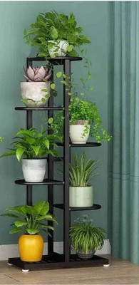 Apl Crafts 7 Tiers Iron Metal Plant Flower Stand,Flower Pot Shelf Rack Display Rack Plant Container Set(Metal)