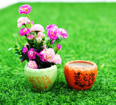 hc the crafts ceramic plant pot Plant Container Set(Pack of 2, Ceramic)