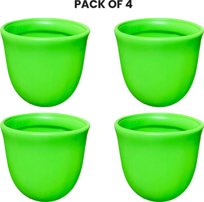 Dervino Plant Container Set(Pack of 4, Plastic)
