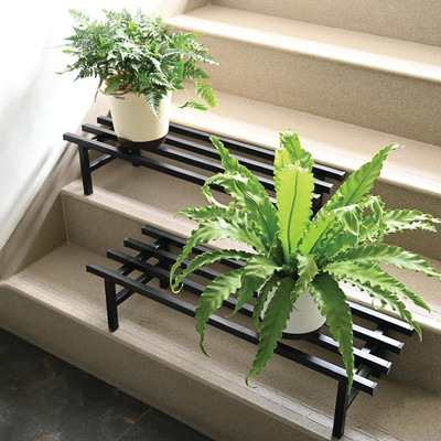 ZFMETALCRAFTS Durable Plant Riser for Large Pots Set Of 2 | Elevated Pot Rack for Home Plant Container Set(Pack of 21, Metal)