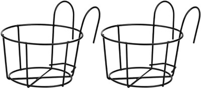 uniquepot Plant Container Set(Pack of 2, Metal)