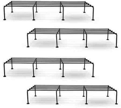 newlion A1export Premium 4 PLANTER STAND Plant Container Set Plant Container Set(Pack of 4, Metal)