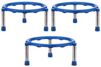 MOHIT Plastic Matka Stand/Multipurpose Matka Stand/Plant Pot Stand Plant Container Set(Pack of 3, Plastic)