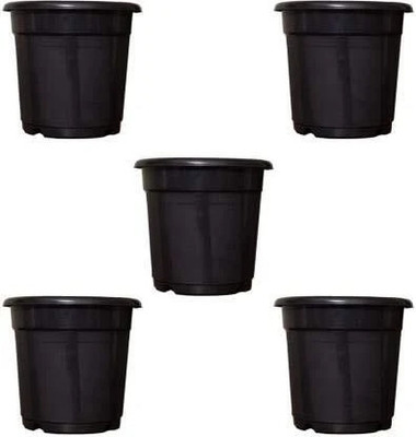 Muddstyles EcoBloom Multi-Pot Decorative Plant Container Set Plant Container Set(Pack of 5, Plastic)