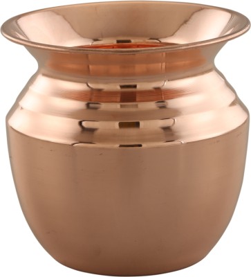Youandhome Pure Copper Lota/ Kalash for Spritual Purposes Size no. 9 Plant Container Set(Metal)