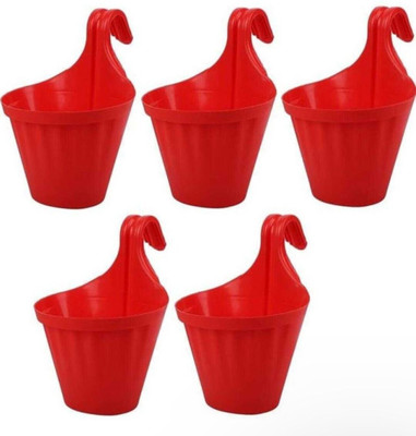 Muddstyles EcoBloom Multi-Pot Decorative Plant Container Set Plant Container Set(Pack of 5, Plastic)