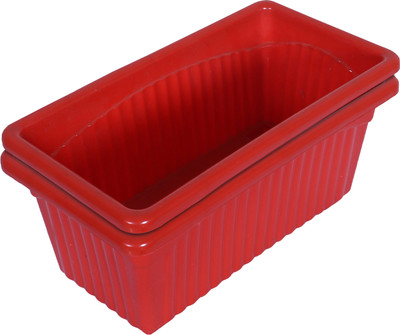 KUBER INDUSTRIES Plant Container Set(Pack of 2, Plastic)