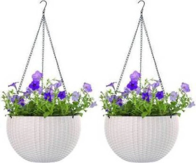 Funtastik Plant Container Set(Pack of 3, Plastic)