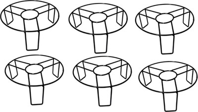NESW RPS (6) Plant Container Set(Pack of 6, Metal)