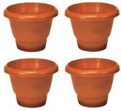 Besttrader Plant Container Set(Pack of 4, Plastic)
