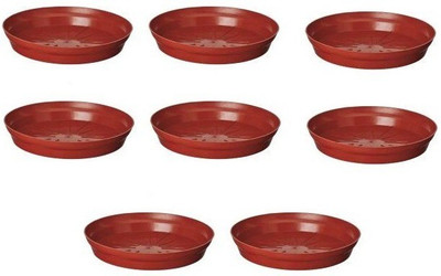 VirajSanchi Plant Container Set(Pack of 8, Plastic)