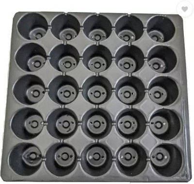 Sage Seedling Starter Tray Seed Germination Plant Container Set 25 Cavity Plant Container Set(Pack of 5, Plastic)
