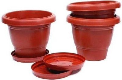 VirajSanchi Best Plant Container for Indoor and Outdoor need Plant Container Set(Pack of 3, Plastic)