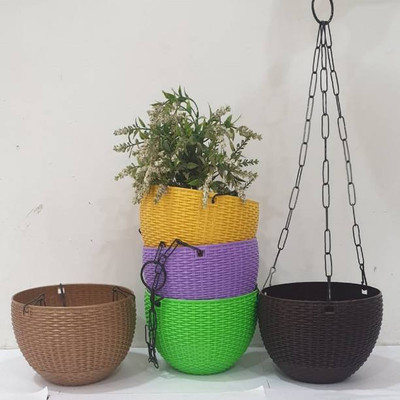 VirajSanchi Plant Container Set(Pack of 3, Plastic)