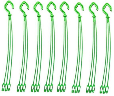 KUMUDAM Plastic Hangers/Hanging hooks for hanging pots Plant Container Set(Pack of 40, Plastic)