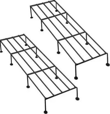 JNCRAFTS PLANTER STAND Plant Container Set(Pack of 2, Metal)
