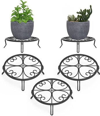 EzzuCrafts Plant Container Set(Pack of 3, Metal)