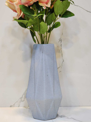 clayplus ceramic plant container,Unbreakable Geometric Pattern Vase,Aesthetic Design Plant Container Set(Ceramic)