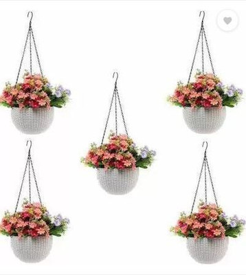Besttrader Plant Container Set(Pack of 5, Plastic)