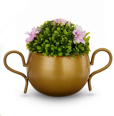 Cinagro MetalFlowerPlanterPot-ColourBloomStylePotsforPlants,HomeDecoration Plant Container Set(Metal)