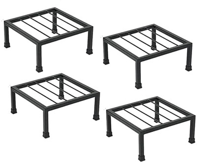 suahib SET OF 4 PLANTER STAND Plant Container Set (Pack of 4, Metal) Plant Container Set(Pack of 4, Metal)