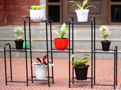 D&V ENGINEERING Multi-Tier Plant Stand Rack | 7-Shelf Flower Pot Display, Each Shelf takes 40 kg Plant Container Set(Metal)