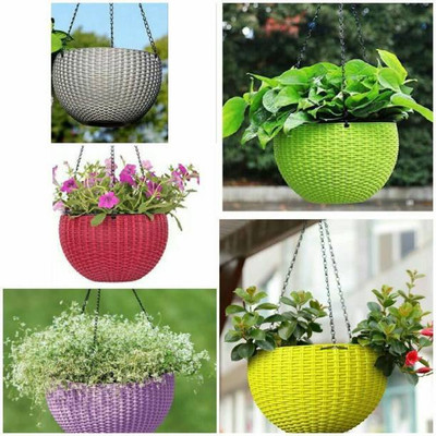 VirajSanchi Plant Container Set(Pack of 3, Plastic)