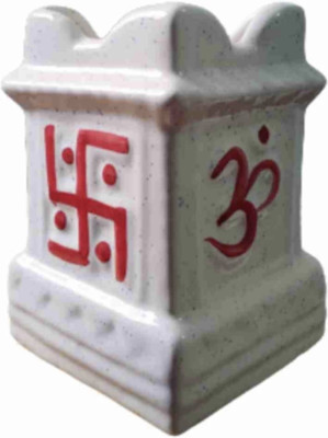 Nayi Umang Tulsi White pots Plant Container Set(Ceramic)