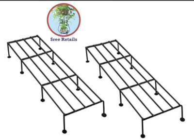 sree retails pot stand 02 Plant Container Set(Pack of 2, Metal)