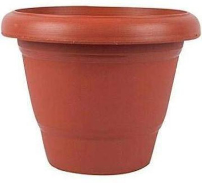 Ketu plastic Aristo Planter No.7 6inch Balcony Planter (pack of 3) Plant Container Set(Pack of 3, Plastic)