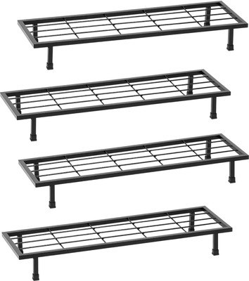 JNCRAFTS SET OF 4 PLANTER STAND Plant Container Set(Pack of 4, Metal)