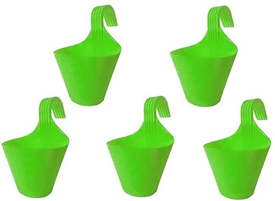 Muddstyles EcoBloom Multi-Pot Decorative Plant Container Set Plant Container Set(Pack of 5, Plastic)
