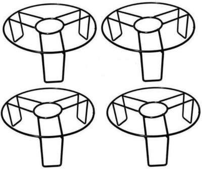 AADITYA Indoor/Outdoor Flower Pot/Plant Stand for Home Garden and Balcony Plant Container Set(Pack of 4, Metal)