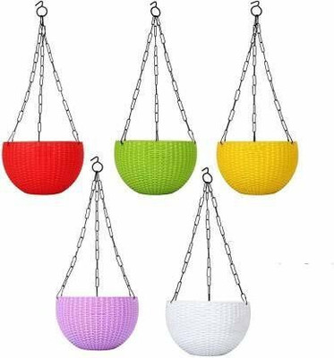 Besttrader Plant Container Set(Pack of 5, Plastic)