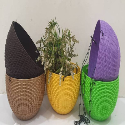 Besttrader Plant Container Set(Pack of 3, Plastic)