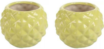Nayi Umang Plant Container Set(Pack of 2, Ceramic)