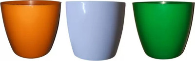 Virajsanchi Enterprises Plant container 32 Plant Container Set(Pack of 6, Plastic)