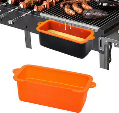 Zibuyu Empty Cutlery Box Case(Orange  Holds 24 Pieces)