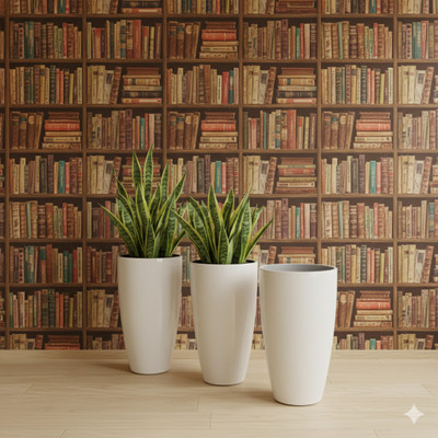 UNIKITCH Plant Container Set(Pack of 3, Plastic)