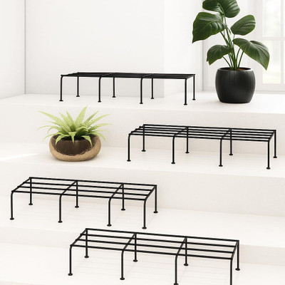 FAYYAZMETAL METALCRAFT Plant Container Set(Pack of 4, Metal)