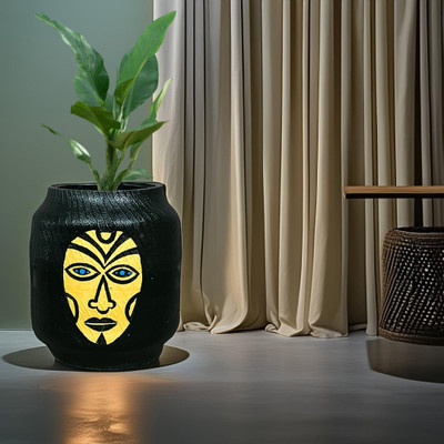 HUNAR TRIBE Garden Pots and Planters: Decorative Flower Pots for Home Decor Plant Container Set(Rubber)